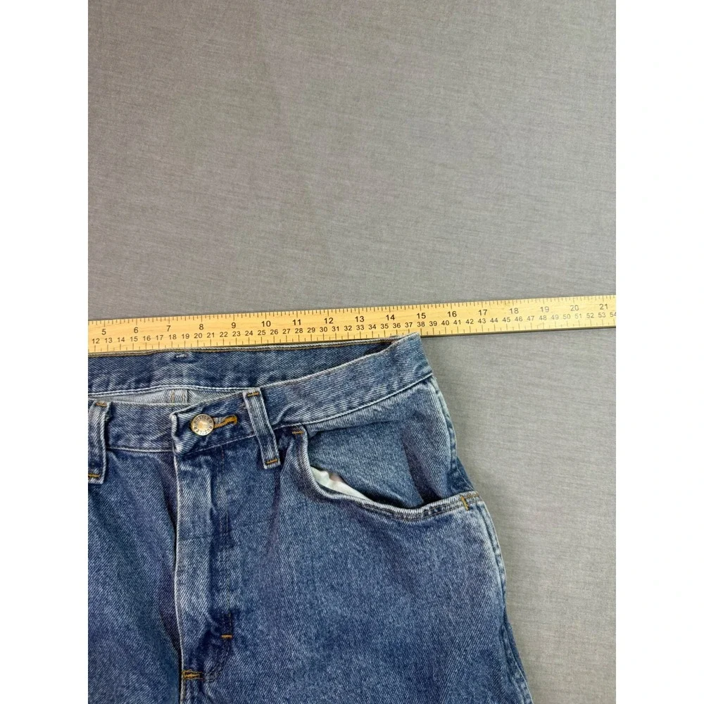 Rustler Straight Leg Jeans Mens 31x30 Blue Excellent Vintage Denim 87619SW - Picture 5 of 7